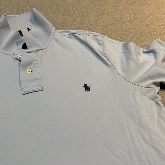 Polo Ralph Lauren Blue Polo Mens Size Large - Picture 2 of 4